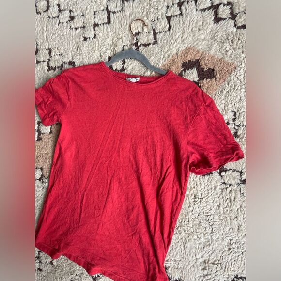 CC Filson Womens Short Sleeve Jersey T-shirt Plain RED SMALL - 20154344 - Picture 8 of 11